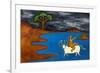 Embraced by the Dark, Dark Night (After Ken Kiff), 2009-Cristina Rodriguez-Framed Giclee Print