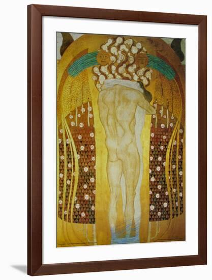 Embracement-Gustav Klimt-Framed Art Print