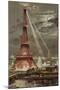 Embrasement de la Tour Eiffel pendant l'Exposition Universelle de 1889-Georges Garen-Mounted Giclee Print