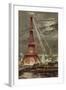 Embrasement de la Tour Eiffel pendant l'Exposition Universelle de 1889-Georges Garen-Framed Giclee Print