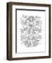 Embriodery Pattern 1-Neeti Goswami-Framed Art Print