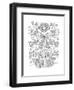 Embriodery Pattern 1-Neeti Goswami-Framed Art Print