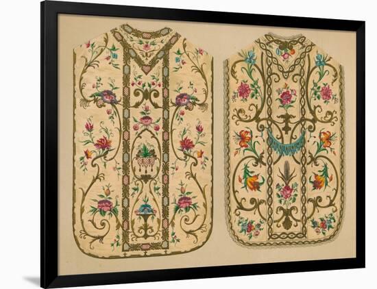 Embroidered Chasubles by Luigi & Ersilia Martini', 1893-Robert Dudley-Framed Giclee Print