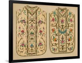 Embroidered Chasubles by Luigi & Ersilia Martini', 1893-Robert Dudley-Framed Giclee Print