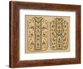 Embroidered Chasubles by Luigi & Ersilia Martini', 1893-Robert Dudley-Framed Giclee Print