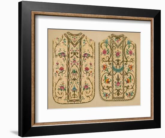 Embroidered Chasubles by Luigi & Ersilia Martini', 1893-Robert Dudley-Framed Giclee Print