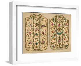 Embroidered Chasubles by Luigi & Ersilia Martini', 1893-Robert Dudley-Framed Giclee Print