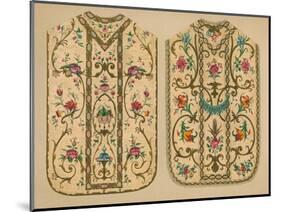 Embroidered Chasubles by Luigi & Ersilia Martini', 1893-Robert Dudley-Mounted Giclee Print