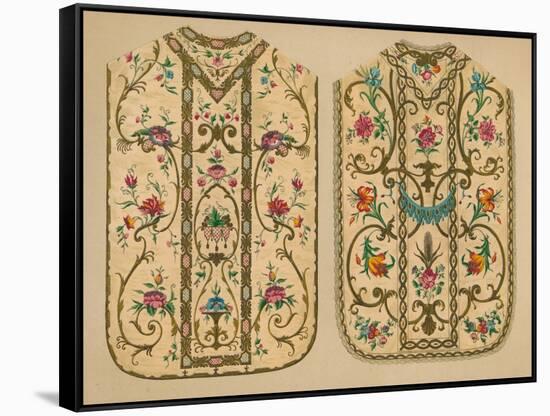 Embroidered Chasubles by Luigi & Ersilia Martini', 1893-Robert Dudley-Framed Stretched Canvas