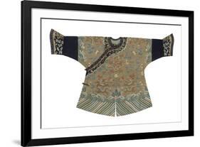 Embroidered Silk, Child's Robe-Oriental School -Framed Premium Giclee Print