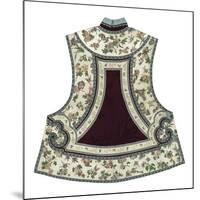 Embroidered Silk, Floral Tabbard, Back-Oriental School -Mounted Premium Giclee Print