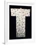 Embroidered White Satin Ladies Kimono, Japanese, Edo Period, 1600-1867-null-Framed Photographic Print