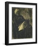 Embroiderer, 1882-Georges Seurat-Framed Giclee Print