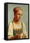 Embroidery Country Girl, 1843-Alexei Gavrilovich Venetsianov-Framed Stretched Canvas