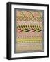 Embroidery Sampler-Mexican School-Framed Giclee Print