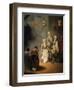 Embroidery Workshop-Pietro Longhi-Framed Giclee Print