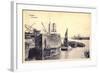 Emden, Blick Auf Den Außenhafen, Dampfer, Boote-null-Framed Giclee Print