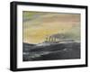 Emden Rides the Waves, Indian Ocean 1914-Vincent Booth-Framed Giclee Print