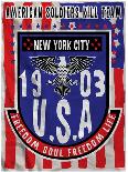 Newyork Football Academy College Tee Graphic-emeget-Mounted Art Print