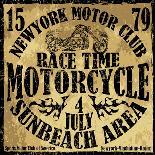 Motorcycle Raceway Typography, T-Shirt Graphics, Vectors-emeget-Art Print