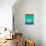 Emerald and Blue Abstract Study-Emma Moore-Mounted Art Print displayed on a wall