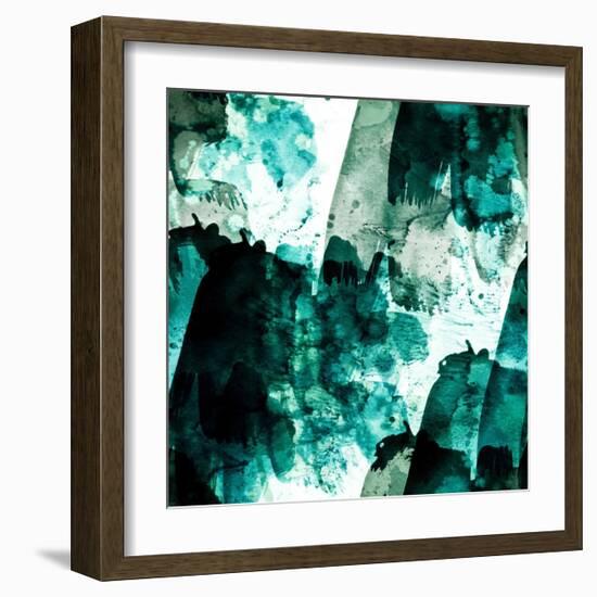 Emerald and Moss Green-Iris Lehnhardt-Framed Art Print