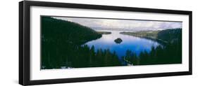 Emerald Bay at Lake Tahoe in Winter, California-null-Framed Photographic Print