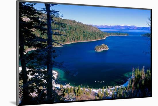 Emerald Bay At Winter, Lake Tahoe, California-George Oze-Mounted Photographic Print
