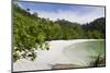 Emerald Bay, Beach and Palm Trees, Palau Pangkor Laut, Malaysia-Peter Adams-Mounted Photographic Print