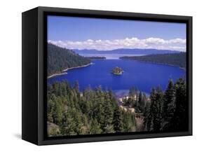 Emerald Bay, Lake Tahoe, California, USA-Adam Jones-Framed Stretched Canvas