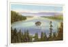 Emerald Bay, Lake Tahoe, California-null-Framed Art Print