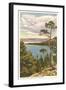 Emerald Bay, Lake Tahoe-null-Framed Art Print