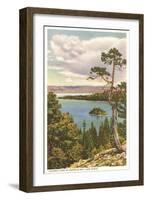 Emerald Bay, Lake Tahoe-null-Framed Art Print
