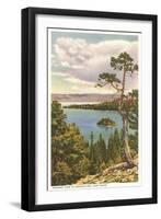 Emerald Bay, Lake Tahoe-null-Framed Art Print