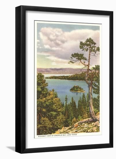 Emerald Bay, Lake Tahoe-null-Framed Art Print