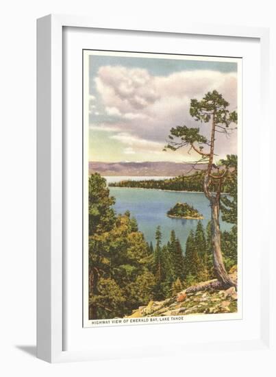 Emerald Bay, Lake Tahoe-null-Framed Art Print