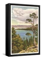 Emerald Bay, Lake Tahoe-null-Framed Stretched Canvas