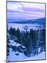 Emerald Bay State Park in Winter at Dusk, Lake Tahoe, California, USA-Scott T^ Smith-Mounted Photographic Print