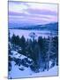 Emerald Bay State Park in Winter at Dusk, Lake Tahoe, California, USA-Scott T^ Smith-Mounted Photographic Print