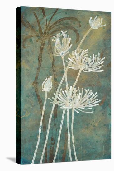 Emerald Blooms 1-Filippo Ioco-Stretched Canvas