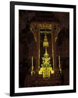 Emerald Buddha at the Grand Palace, Bangkok, Thailand-Claudia Adams-Framed Photographic Print