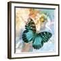 Emerald Butterfly II-Ingrid Van Den Brand-Framed Giclee Print