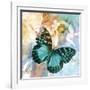 Emerald Butterfly II-Ingrid Van Den Brand-Framed Giclee Print