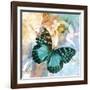 Emerald Butterfly II-Ingrid Van Den Brand-Framed Giclee Print