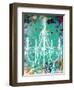 Emerald Chandelier-Kent Youngstrom-Framed Art Print