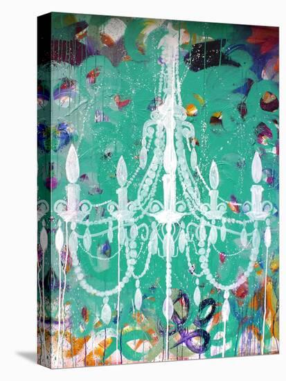 Emerald Chandelier-Kent Youngstrom-Stretched Canvas