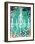 Emerald Chandelier-Kent Youngstrom-Framed Art Print