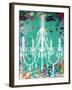 Emerald Chandelier-Kent Youngstrom-Framed Art Print