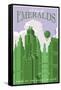 Emerald City Travel-Steve Thomas-Framed Stretched Canvas