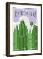 Emerald City Travel-Steve Thomas-Framed Giclee Print